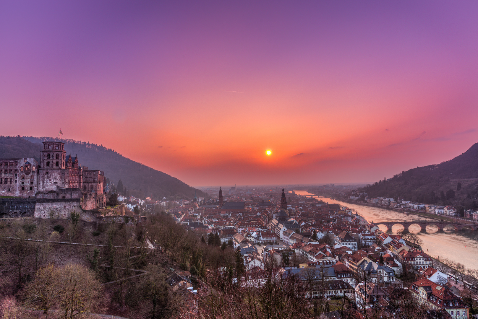 Sonnenuntergang Heidelberg...