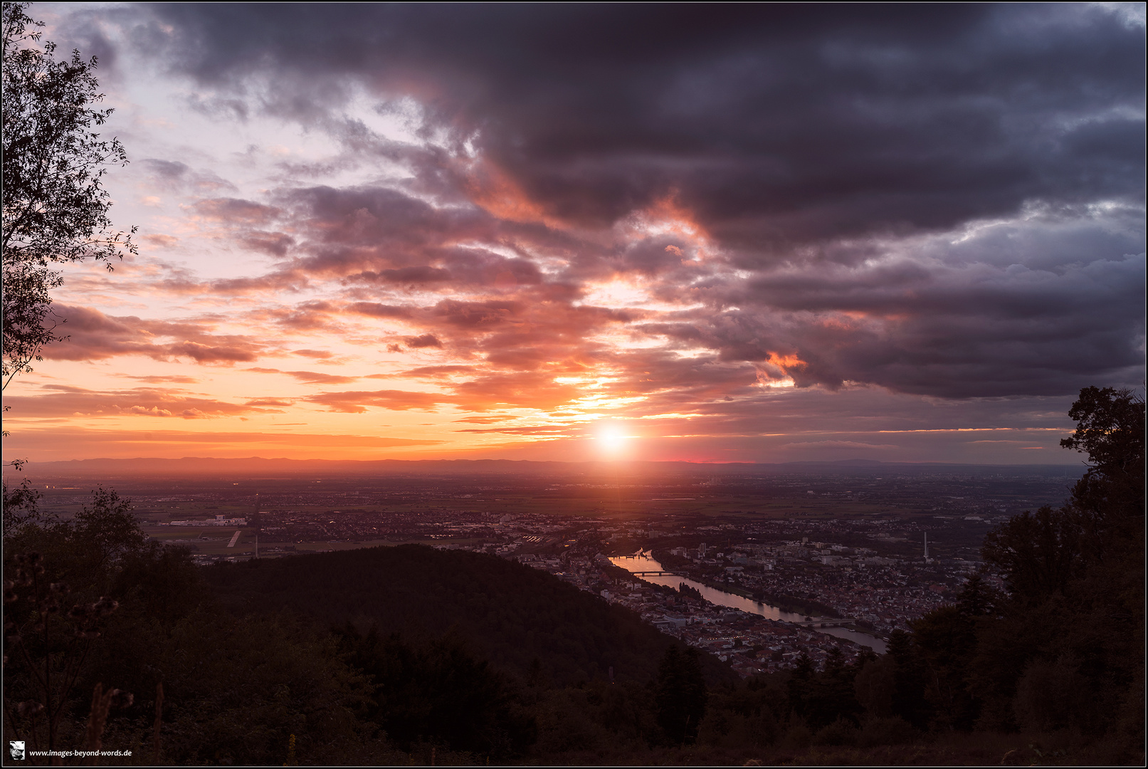 Sonnenuntergang Heidelberg