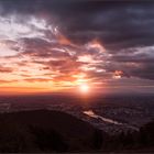 Sonnenuntergang Heidelberg