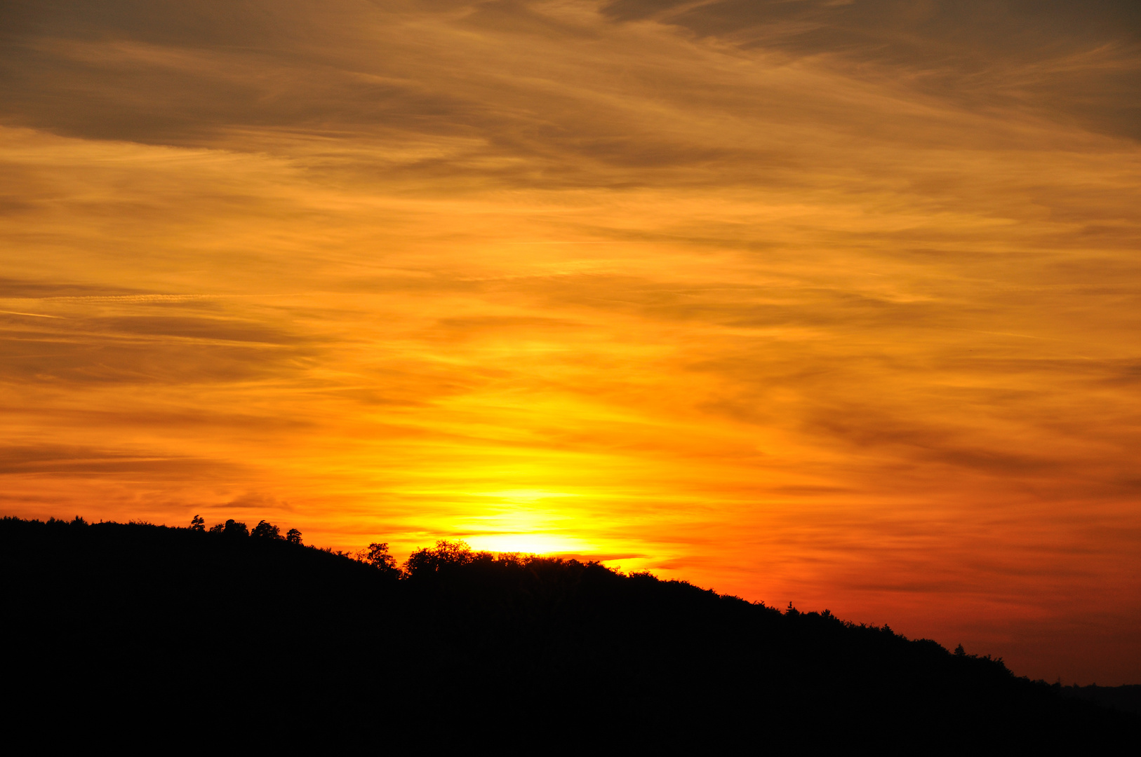 Sonnenuntergang Heidenheim