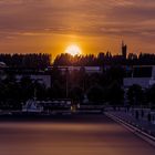 Sonnenuntergang Helsinki