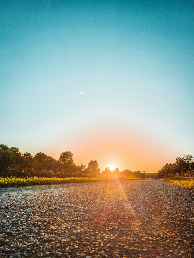 Sonnenuntergang Herbst