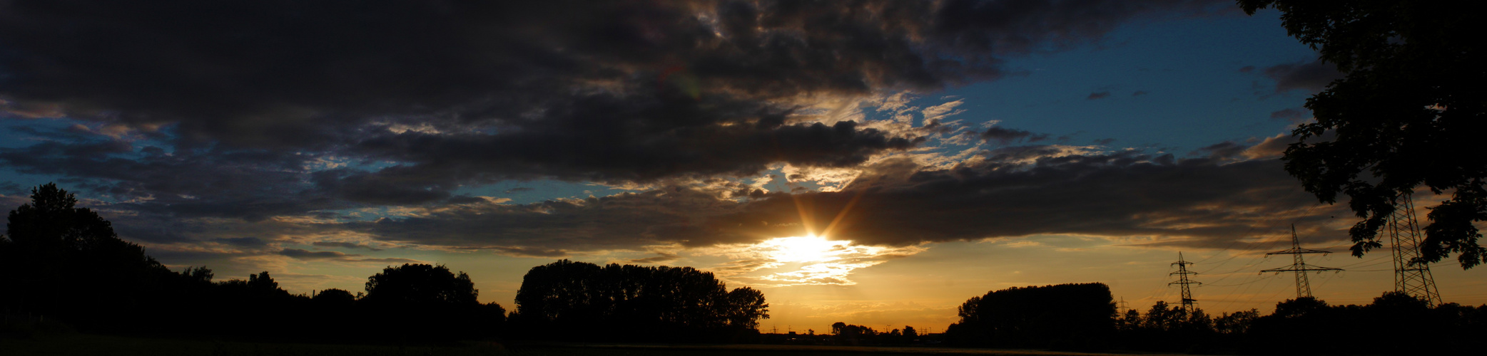 Sonnenuntergang Herne Panorama