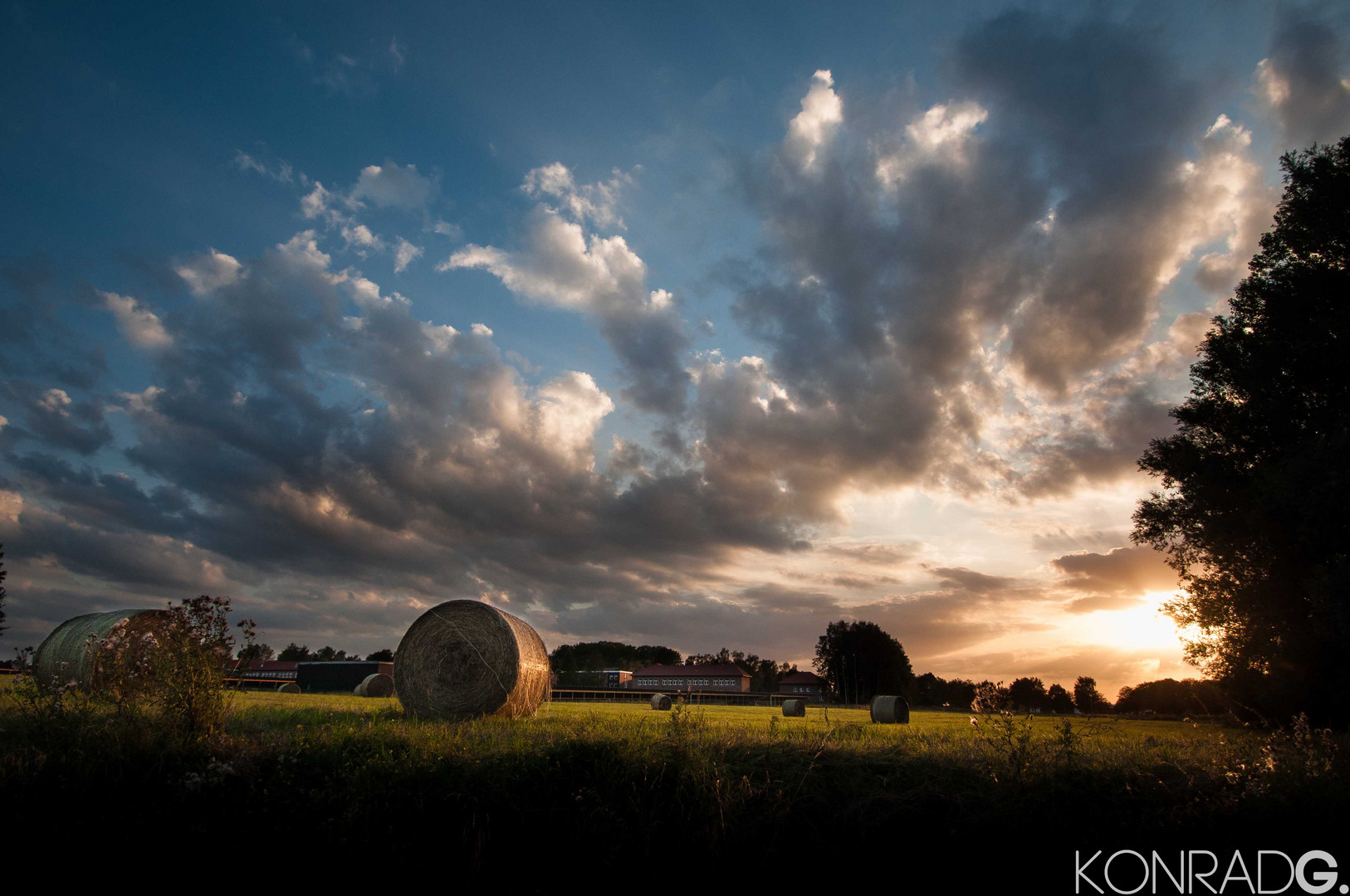 Sonnenuntergang Hessisch Lichtenau