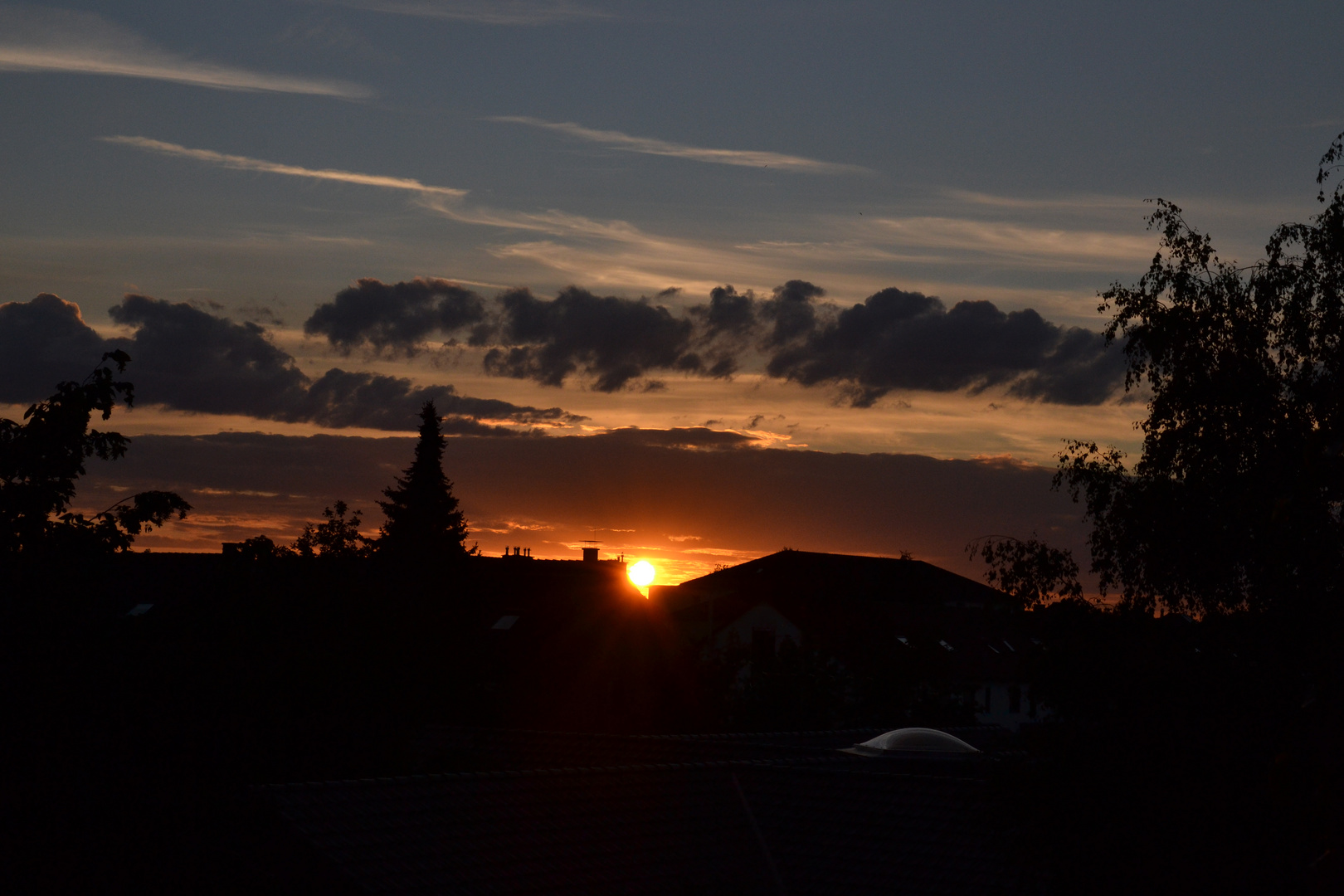 Sonnenuntergang Heute Abend Foto Bild Sonnenuntergange Himmel Universum Natur Bilder Auf Fotocommunity