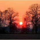 Sonnenuntergang heute, am 24.04.2013, gegen 20:00 Uhr