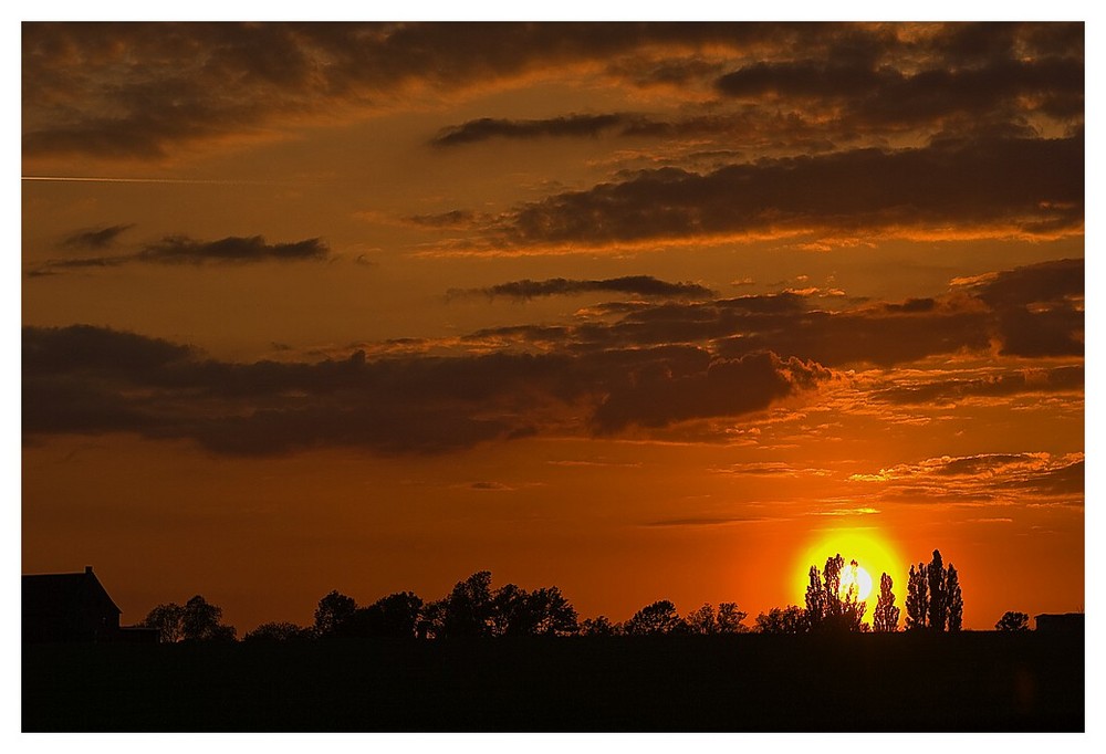 Sonnenuntergang heute.Abend...