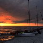 Sonnenuntergang Hiddensee am 20 Juli