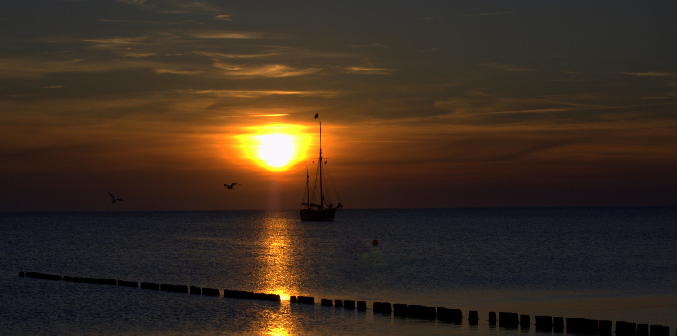 Sonnenuntergang Hiddensee