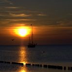 Sonnenuntergang Hiddensee