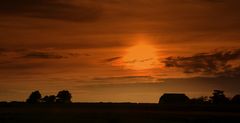 Sonnenuntergang Hiddensee,geschnitten