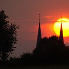 Sonnenuntergang hinter Billerbecker Dom I