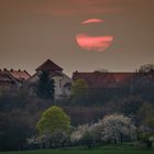 Sonnenuntergang hinter dem Brocken - Tag 2