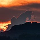 Sonnenuntergang hinter dem Großen Gegenstein