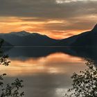 Sonnenuntergang hinter dem Nordfjord