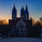 Sonnenuntergang hinter der Liebfrauenkirche...