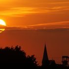 Sonnenuntergang hinter der Zeche Holland