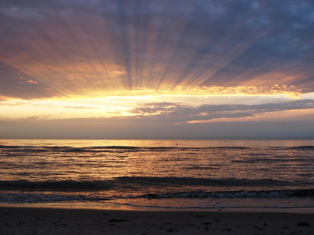 Sonnenuntergang hinter Dierhagen