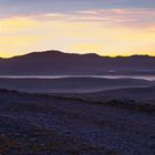 Sonnenuntergang hinter Dinarischen Gebirge