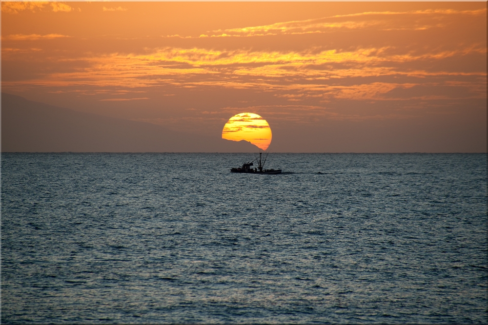 Sonnenuntergang hinter El Hierro