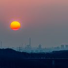 Sonnenuntergang hinter Hüttenheim - 2016