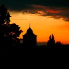 Sonnenuntergang hinterm Burgtor