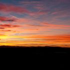 Sonnenuntergang hinterm Haardtrand