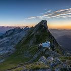 Sonnenuntergang hoch oben