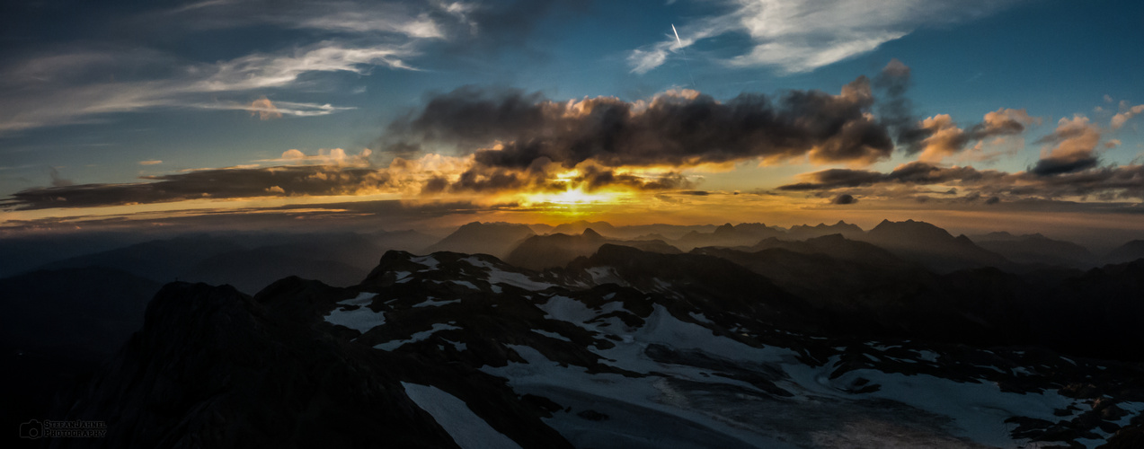 Sonnenuntergang Hochkönig - 2941m