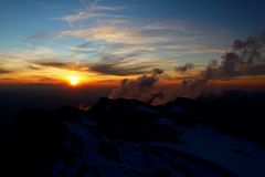 Sonnenuntergang Hochkönig