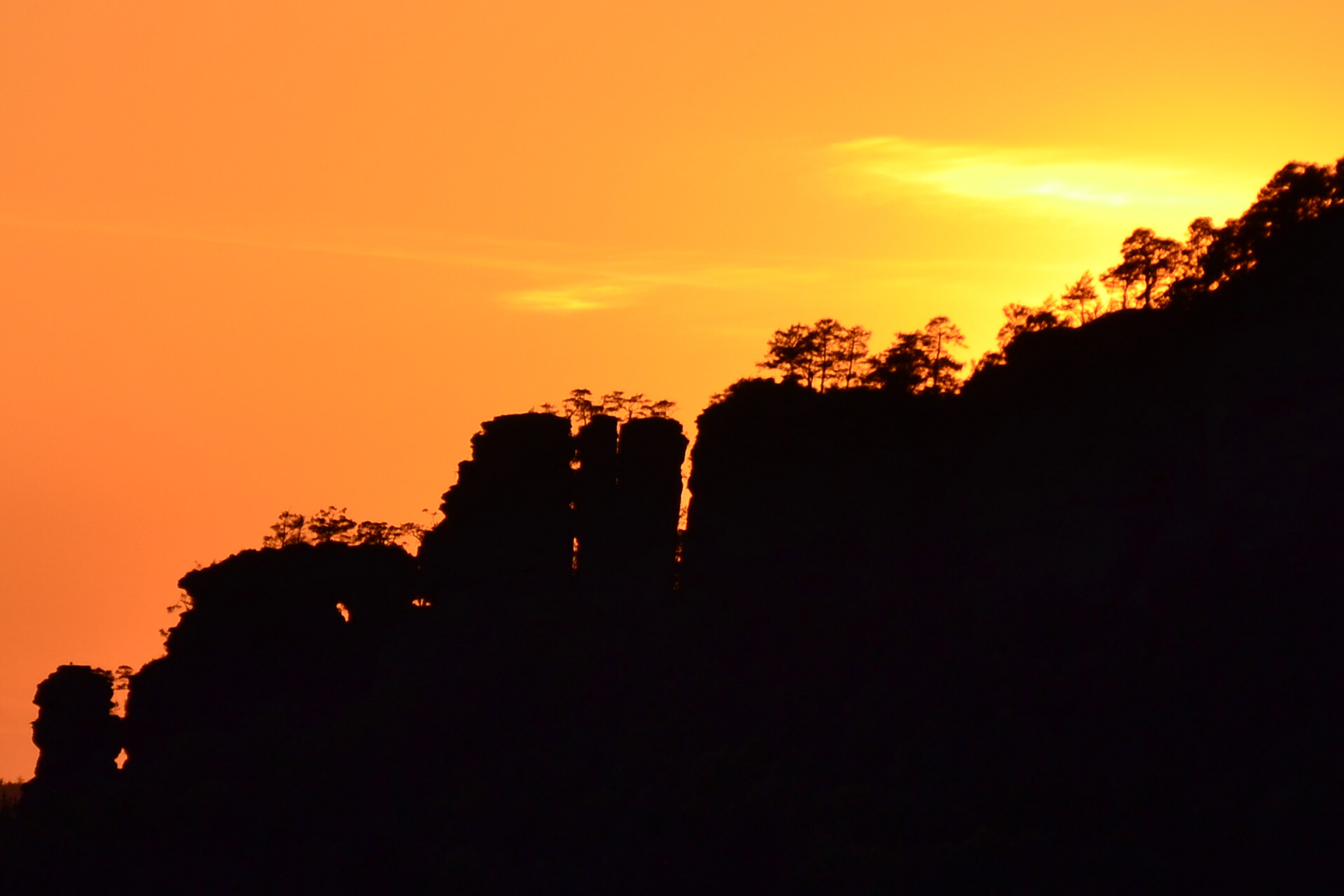 Sonnenuntergang Hochstein