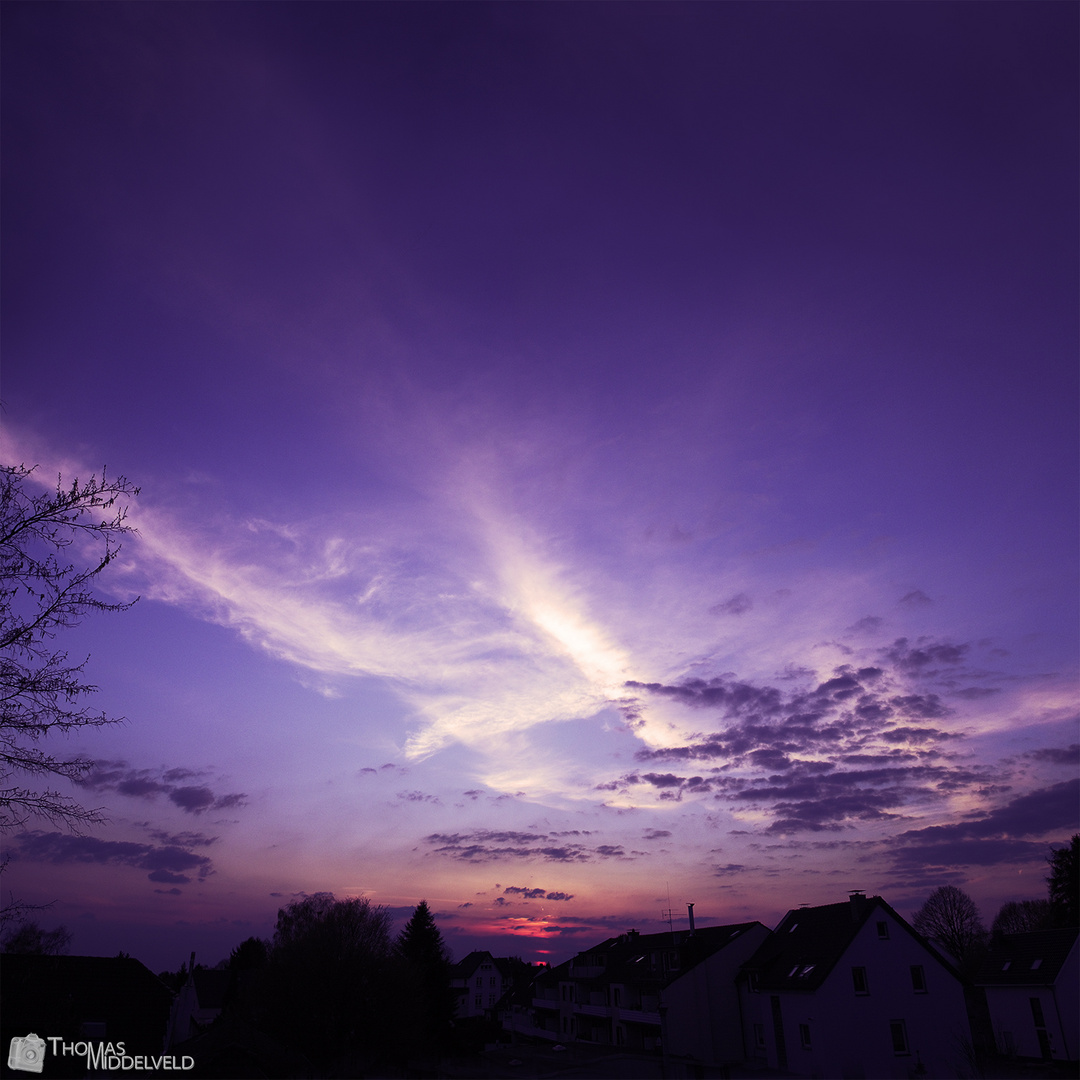 Sonnenuntergang Höhscheid Solingen