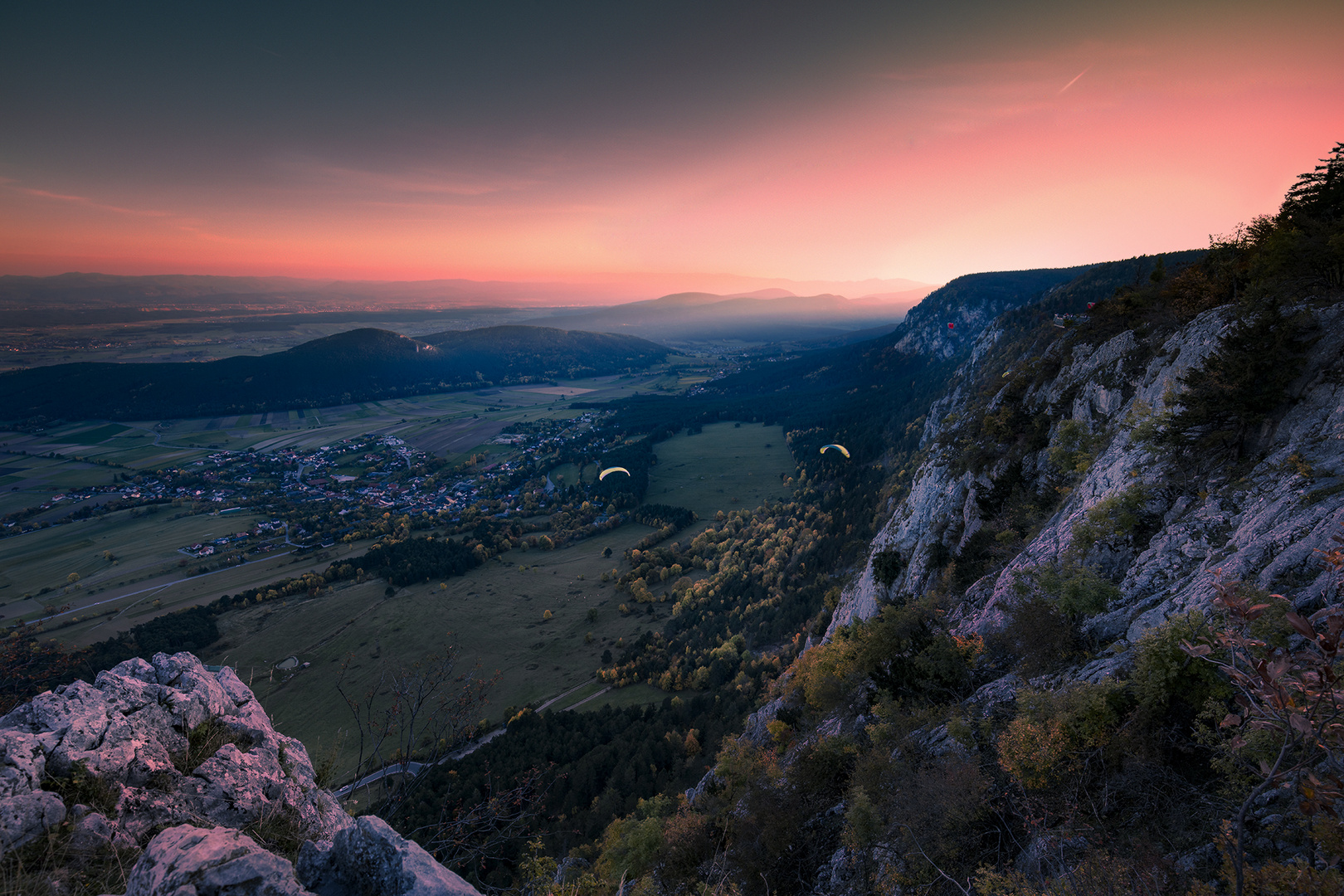 Sonnenuntergang Hohe Wand I