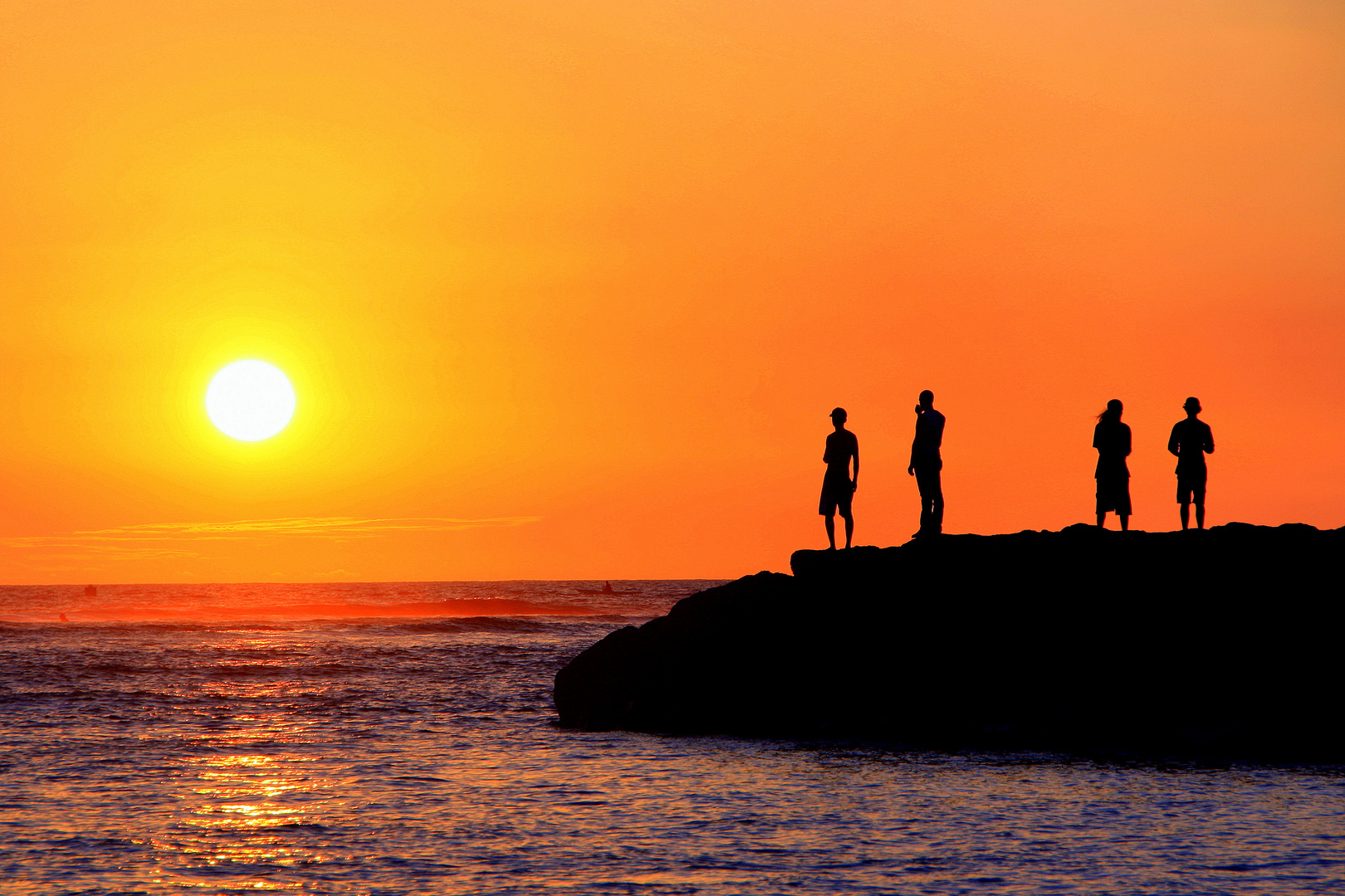 Sonnenuntergang Honolulu Hawaii