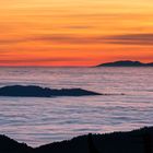 Sonnenuntergang Hornisgrinde - Insel im Wolkenmeer