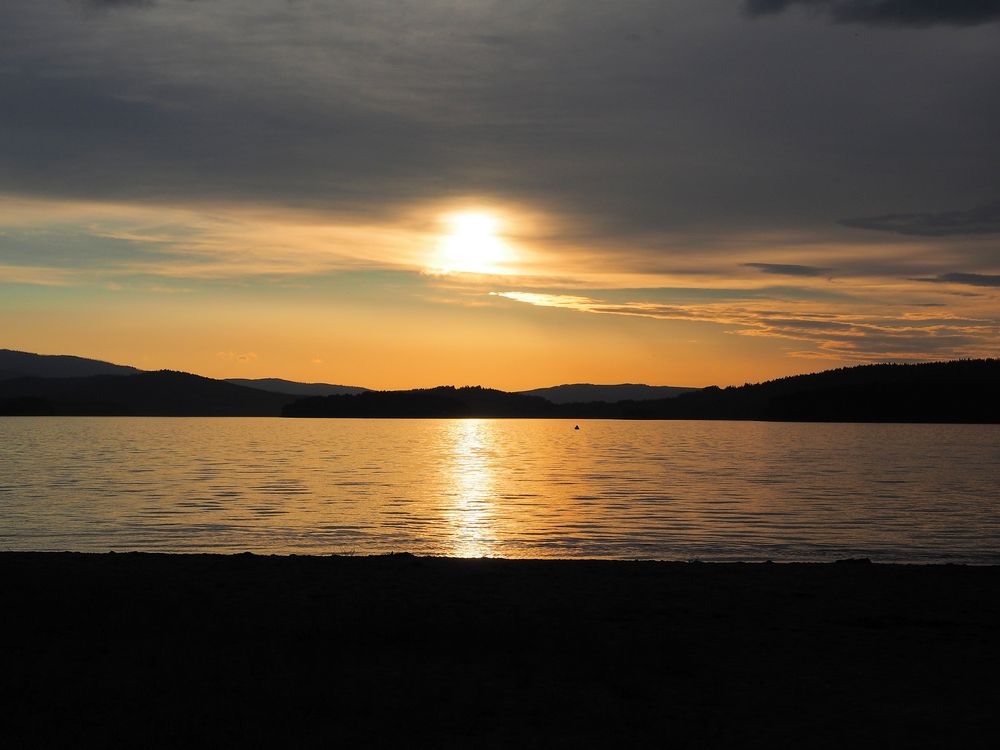 Sonnenuntergang I Lipno-Stausee