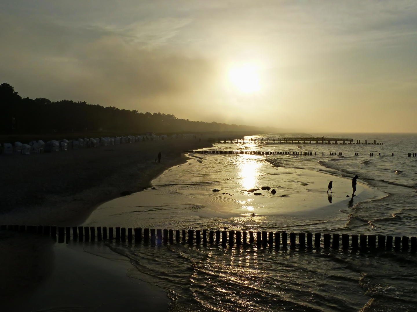 Sonnenuntergang im Abenddunst