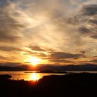 Sonnenuntergang im Abisko Nationalpark bei Kiruna