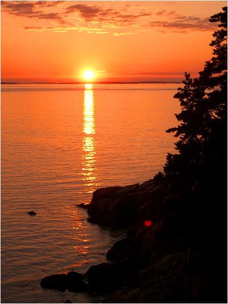 Sonnenuntergang im Acadia