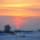 Sonnenuntergang im Aischgrund