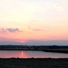 Sonnenuntergang im Aischgrund