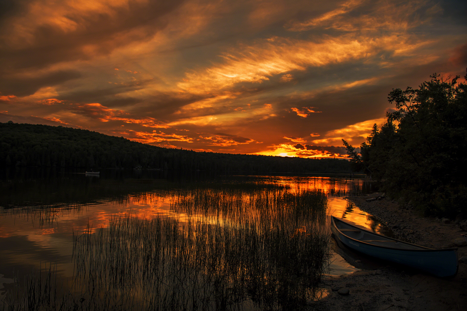 Sonnenuntergang im Algonquin Provincial Park