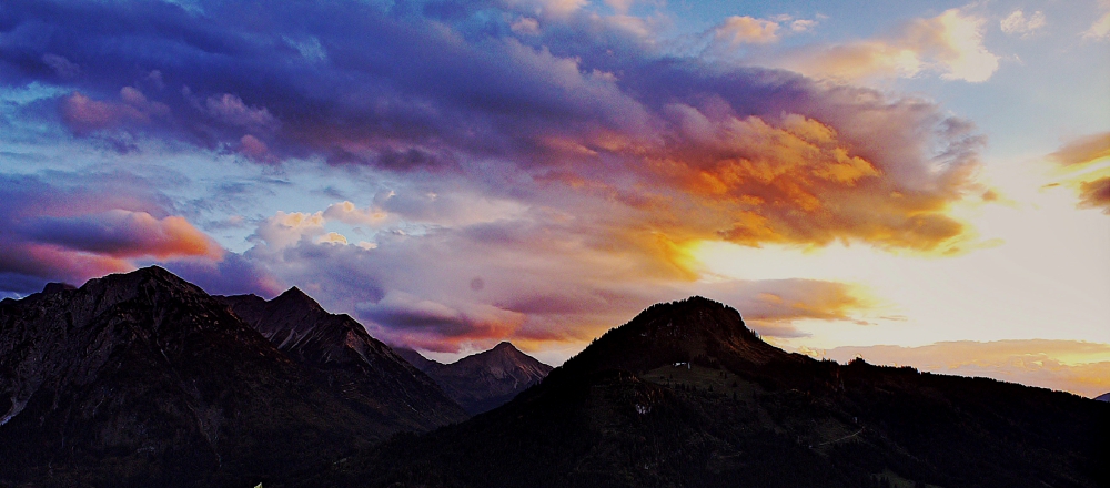 Sonnenuntergang im Allgäu....