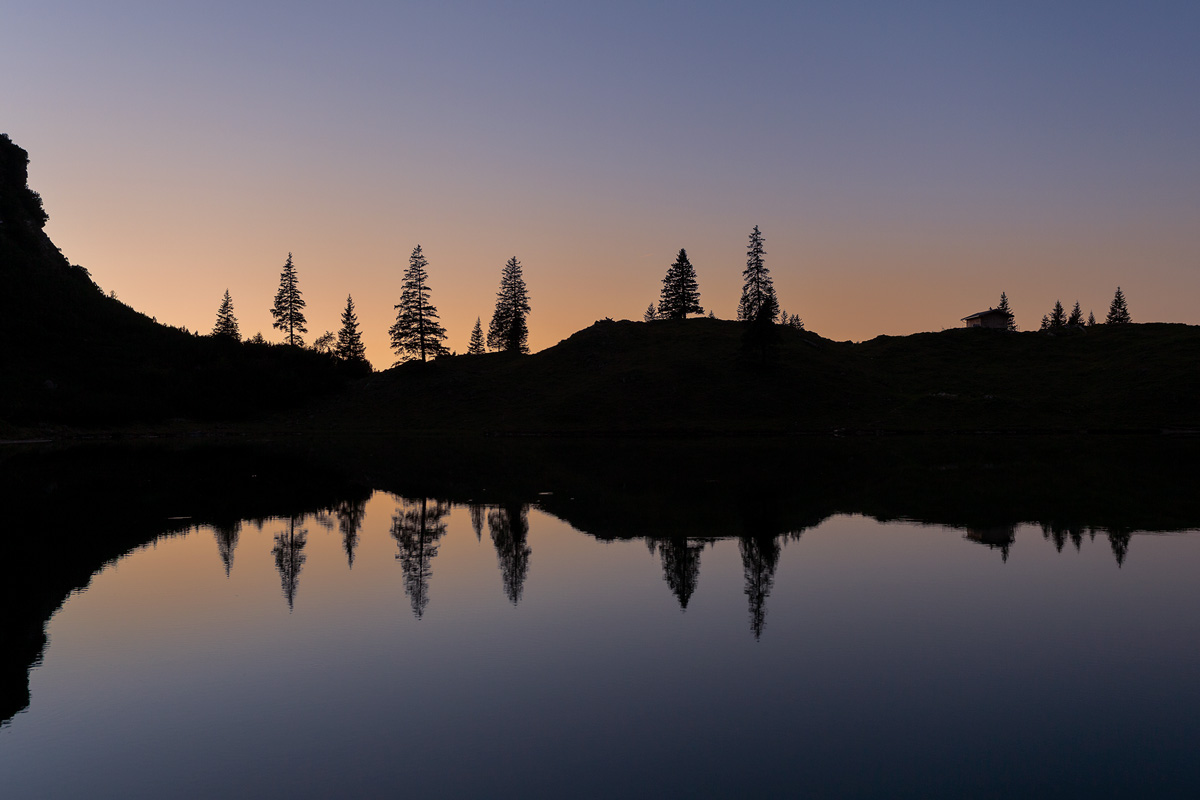 Sonnenuntergang im Allgäu