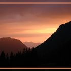 Sonnenuntergang im Allgäu