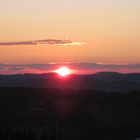 Sonnenuntergang im Allgäu