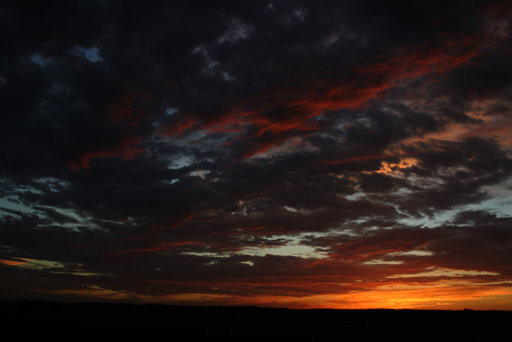 Sonnenuntergang im Allgäu