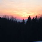 Sonnenuntergang im Allgäu