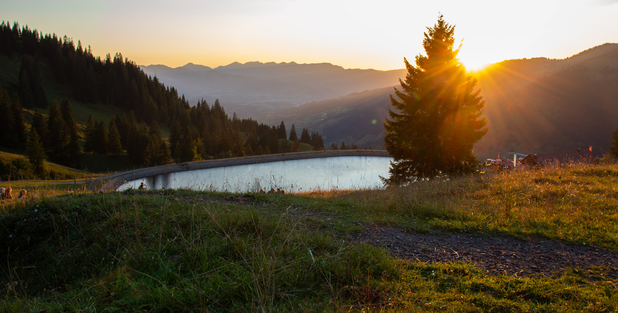 Sonnenuntergang im Allgäu II