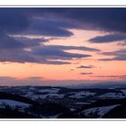 Sonnenuntergang im Alpenvorland